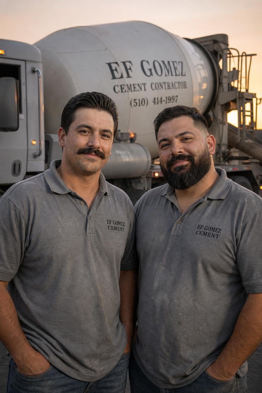 EF Gomez Cement — brothers running a cement company, Bay Area, CA